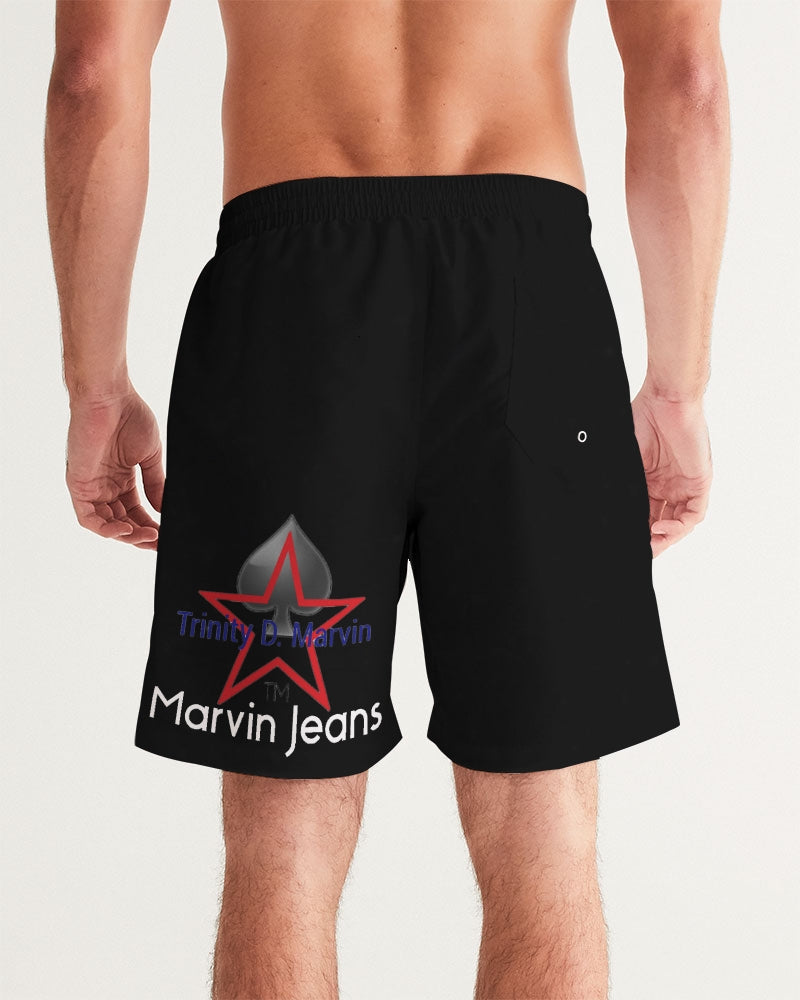 Black Excellence Men's All-Over Print Swim Trunk