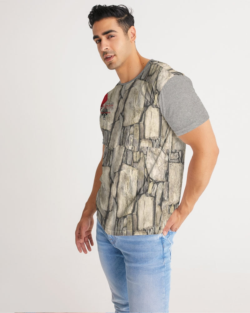 Stone red rose Men's All-Over Print Tee