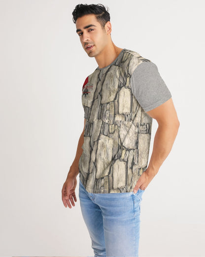 Stone red rose Men's All-Over Print Tee