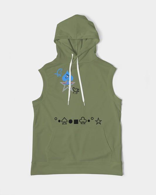 It's the BRAND for me Men's All-Over Print Heavyweight Sleeveless Hoodie
