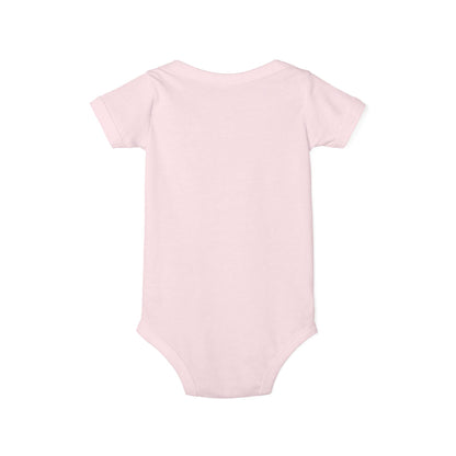Trinity Cute Infant Jersey One Piece with Personalized Design, Baby Bodysuit, Newborn Gift, Baby Shower Present, Playtime Outfit