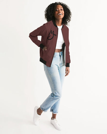 "Blackwood" Women's All-Over Print Bomber Jacket