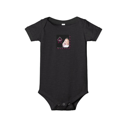 Trinity Cute Infant Jersey One Piece with Personalized Design, Baby Bodysuit, Newborn Gift, Baby Shower Present, Playtime Outfit