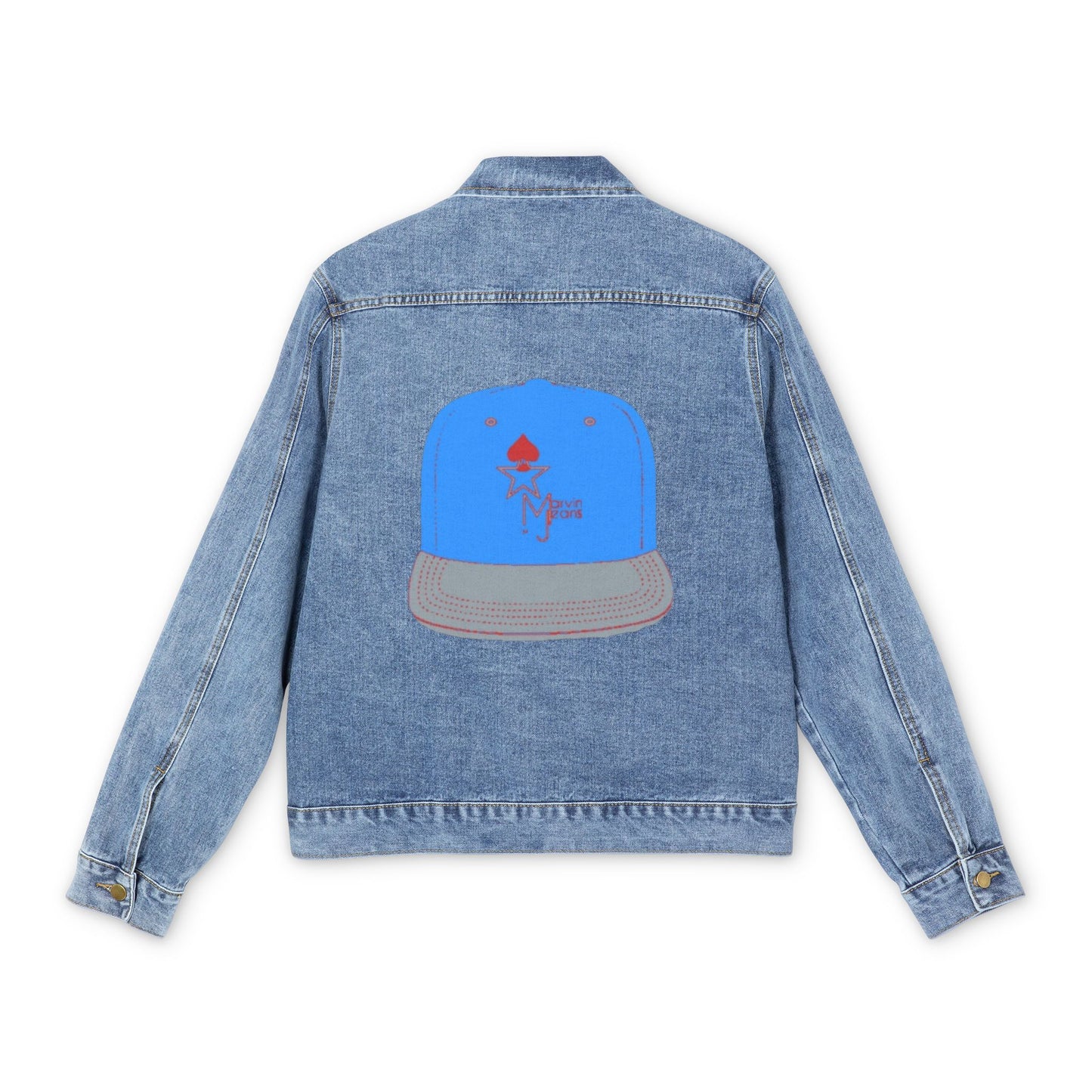 Logo cap Men's Denim Jacket
