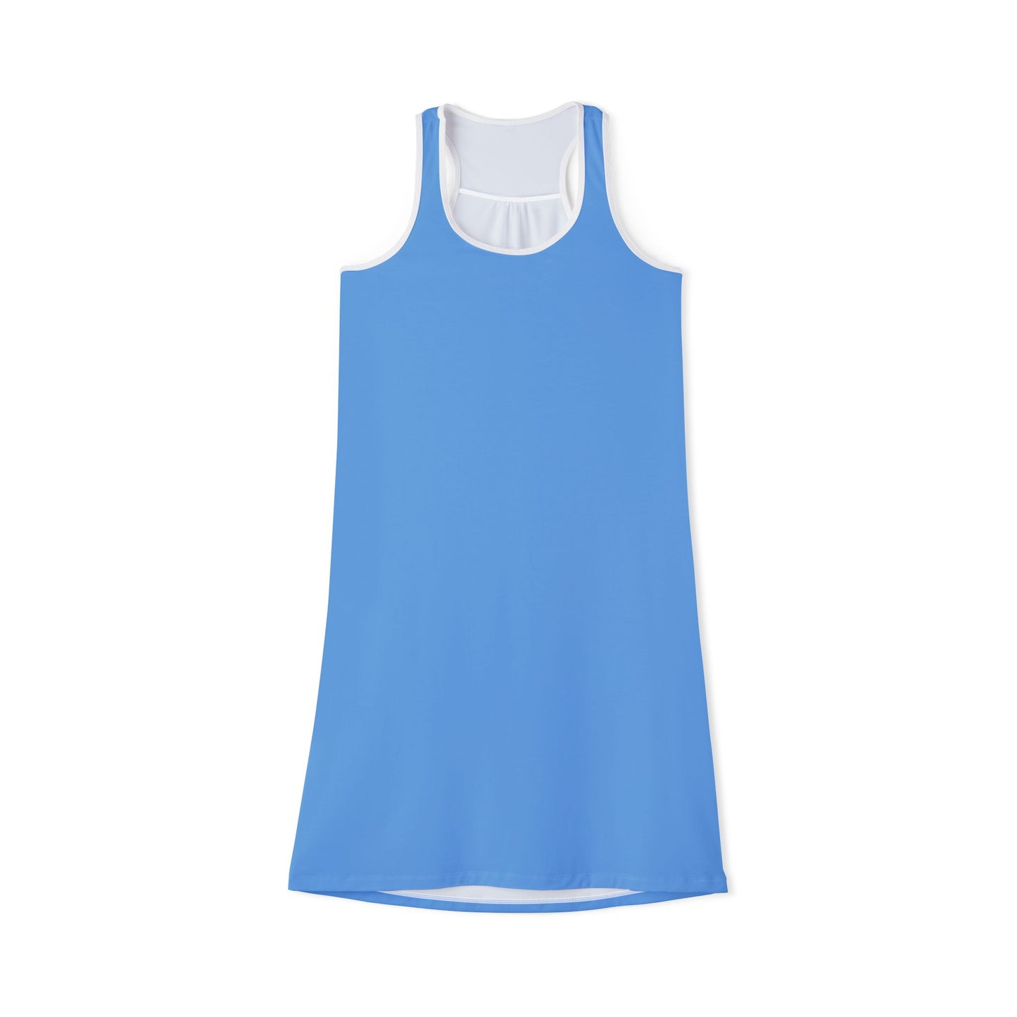 Baby blue Chic Women's Racerback Dress | Effortless Summer Style, Beach Cover-Up, Casual Dress, Vacation Outfits, Daily Wear
