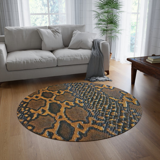 Calf print Round Rug