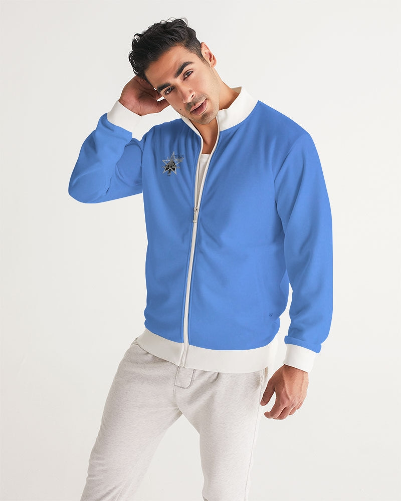 Kingly Blue  Men's All-Over Print Track Jacket