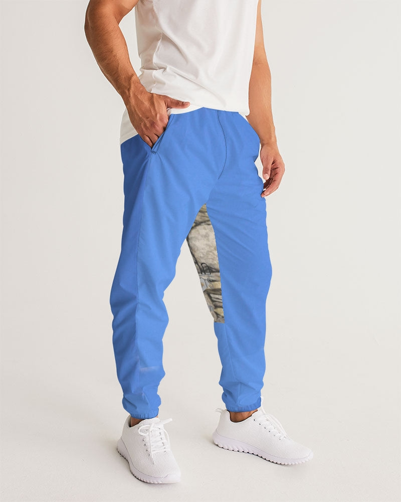 Kingly Blue  Men's All-Over Print Track Pants