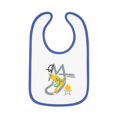 Yellow baby Stylish Baby Bib with Contrast Trim - Perfect for Gifting, Baby Showers, and Daily Use, Modern Design, Mess-Free Eating, Toddler Accessories
