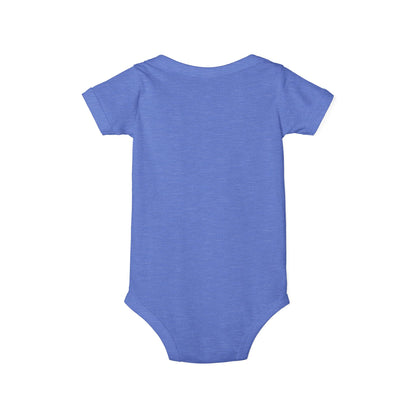 Trinity Cute Infant Jersey One Piece with Personalized Design, Baby Bodysuit, Newborn Gift, Baby Shower Present, Playtime Outfit