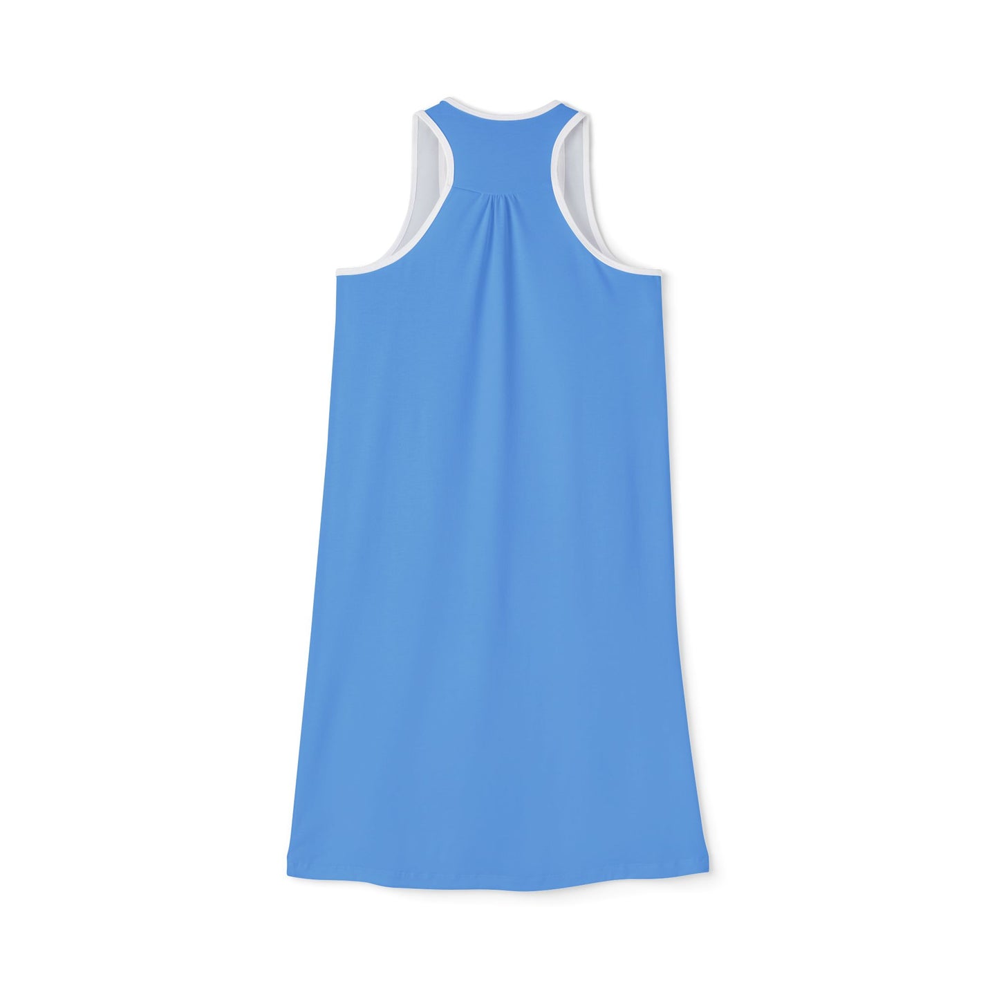Baby blue Chic Women's Racerback Dress | Effortless Summer Style, Beach Cover-Up, Casual Dress, Vacation Outfits, Daily Wear