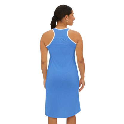 Baby blue Chic Women's Racerback Dress | Effortless Summer Style, Beach Cover-Up, Casual Dress, Vacation Outfits, Daily Wear