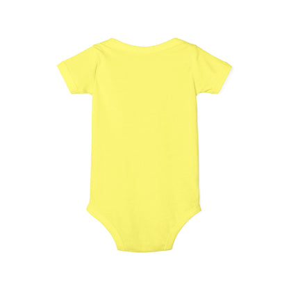 Trinity Cute Infant Jersey One Piece with Personalized Design, Baby Bodysuit, Newborn Gift, Baby Shower Present, Playtime Outfit
