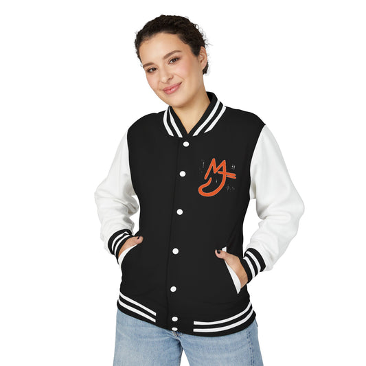MJ orange Unisex Heavyweight Letterman Jacket - Stylish Sportswear for Fans, Perfect for Game Days, Casual Outings, Back to School, Comfortable [...]