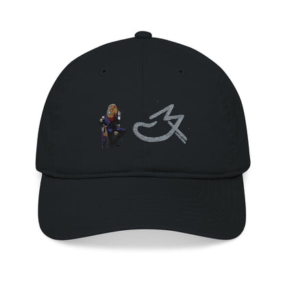 MJ Grey Organic Embroidered Baseball Cap - Stylish Accessories for Outdoors, Gift for Sports Lovers, Custom Hat, Fashion Statement, Trendy Headwear