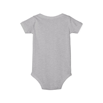 Trinity Cute Infant Jersey One Piece with Personalized Design, Baby Bodysuit, Newborn Gift, Baby Shower Present, Playtime Outfit
