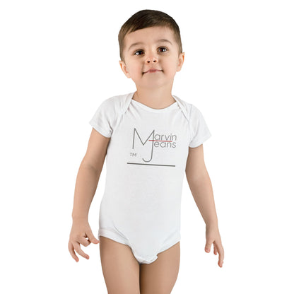 Marvin Jeans Baby Onesie, Cute Baby Shower Gift, Newborn Outfit, Infant Clothing, Personalized Baby Apparel