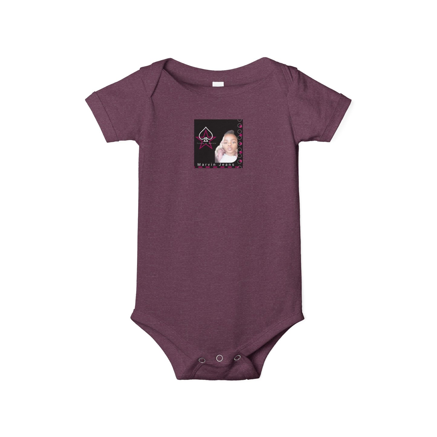 Trinity Cute Infant Jersey One Piece with Personalized Design, Baby Bodysuit, Newborn Gift, Baby Shower Present, Playtime Outfit