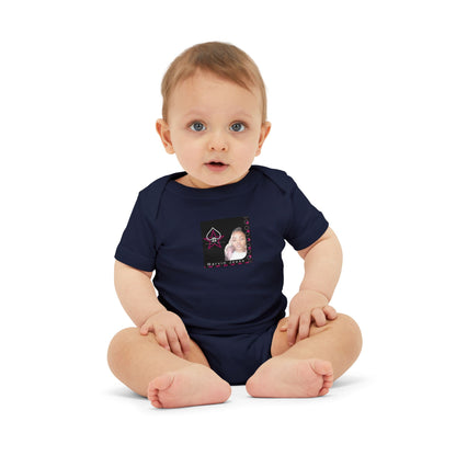 Trinity Cute Infant Jersey One Piece with Personalized Design, Baby Bodysuit, Newborn Gift, Baby Shower Present, Playtime Outfit