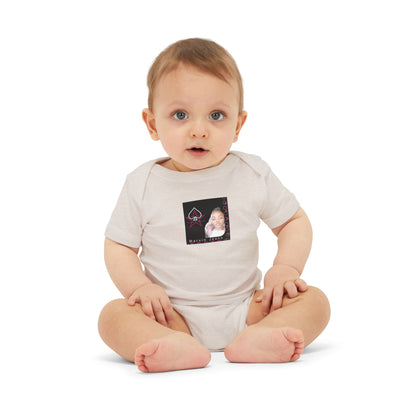 Trinity Cute Infant Jersey One Piece with Personalized Design, Baby Bodysuit, Newborn Gift, Baby Shower Present, Playtime Outfit