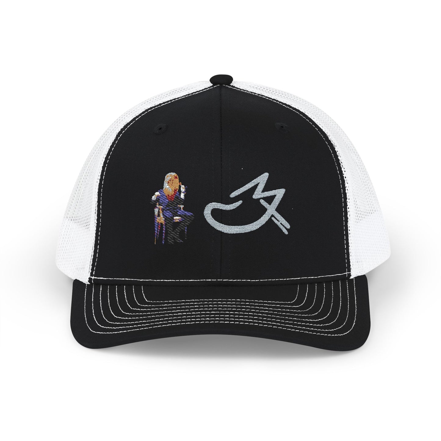 Embroidered Snapback Trucker Cap - Unique Style for Outdoor Adventures, Casual Wear, Gift for Dad, Birthday, Summer Fashion