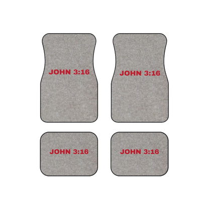 JOHN 3:16 Car Mats (Set of 4)
