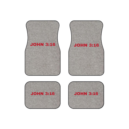 JOHN 3:16 Car Mats (Set of 4)