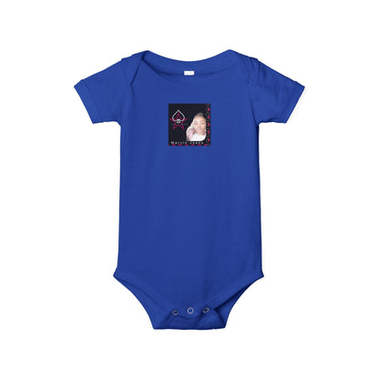Trinity Cute Infant Jersey One Piece with Personalized Design, Baby Bodysuit, Newborn Gift, Baby Shower Present, Playtime Outfit