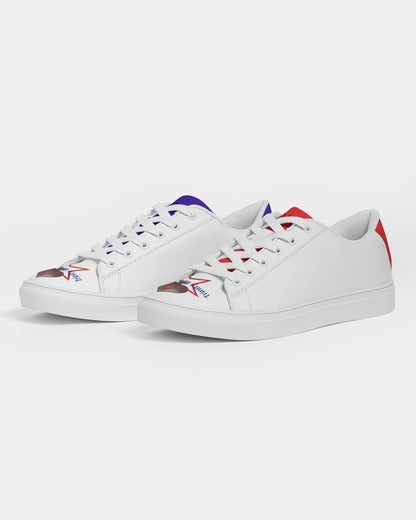 All White New-Legacy Men's Faux-Leather Sneaker