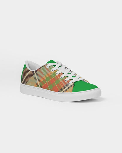 "No logo's" Men's Faux-Leather Sneaker