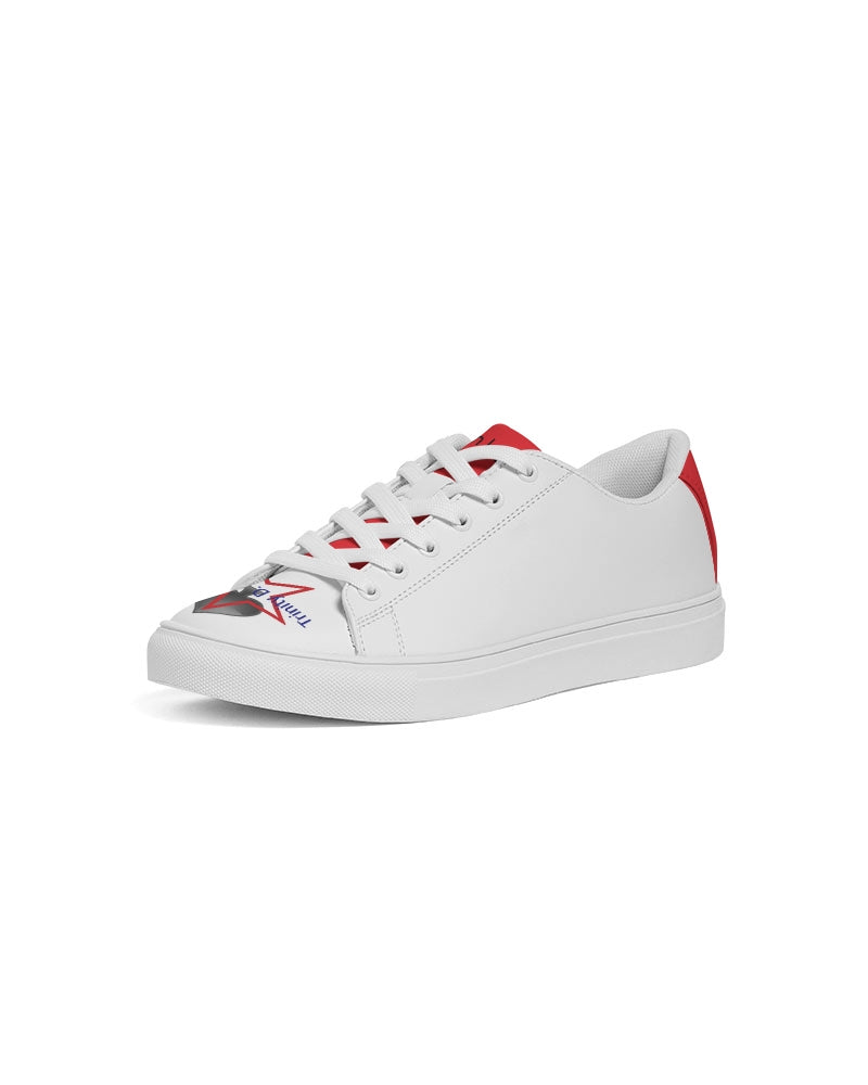 All White New-Legacy Men's Faux-Leather Sneaker