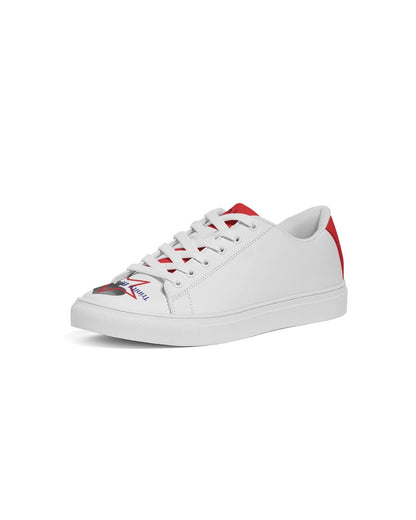 All White New-Legacy Men's Faux-Leather Sneaker