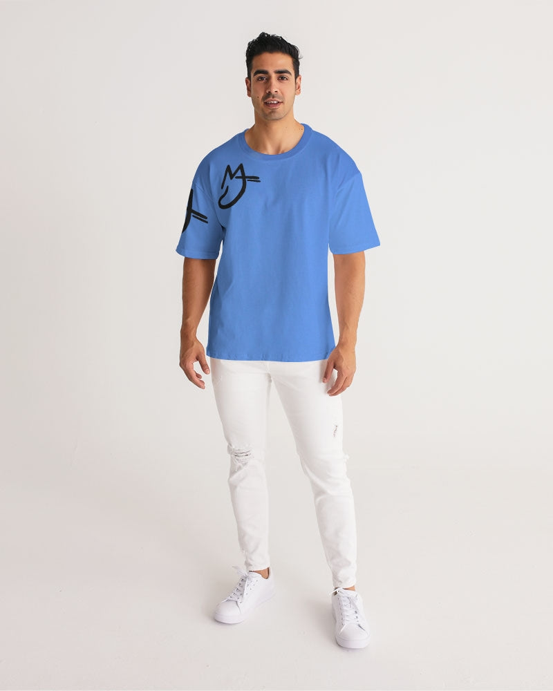 MJ blackout  Men's All-Over Print Premium Heavyweight Tee
