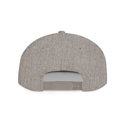 MJ white Stylish Flat Bill Snapback Hat for Everyday Wear, Embroidered Cap, Streetwear Accessory, Gift for Him/Her, Trendy Headwear