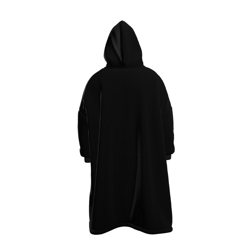 All Black  Hoodie Blanket