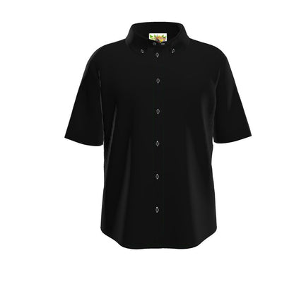 Lemon Lime all black Men's short sleeve shirt