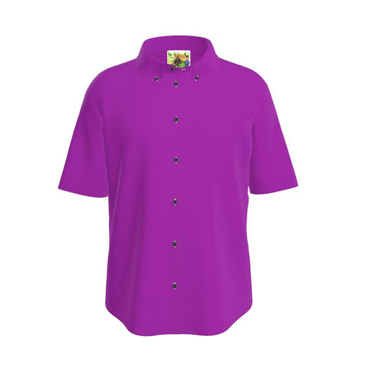 Purple Men's short sleeve shirt