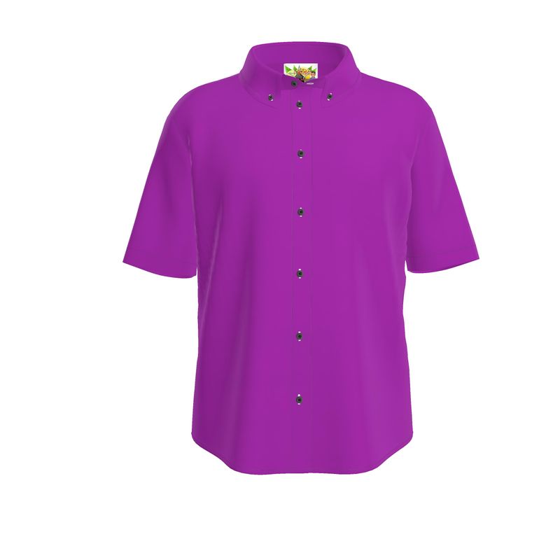 Purple Men's short sleeve shirt