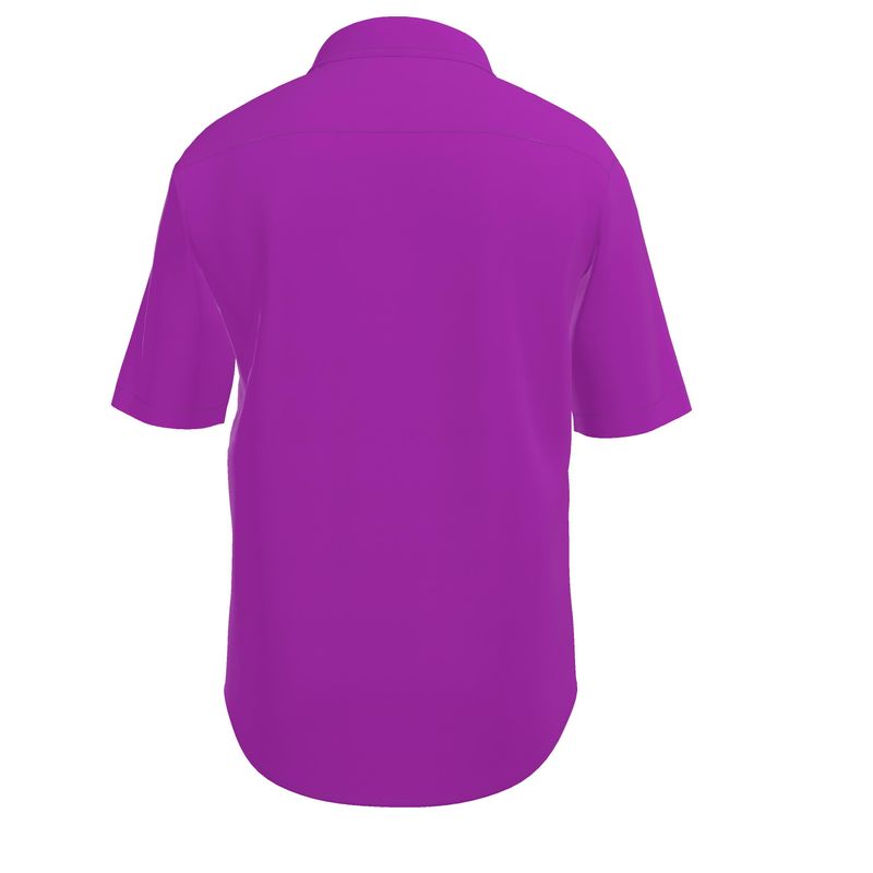 Purple Men's short sleeve shirt