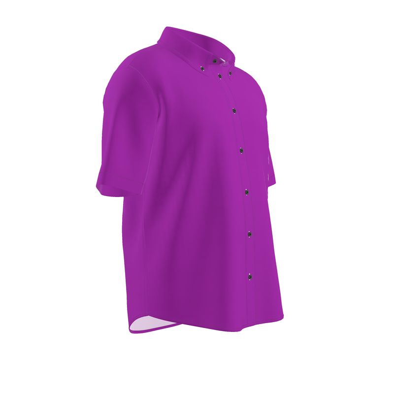 Purple Men's short sleeve shirt