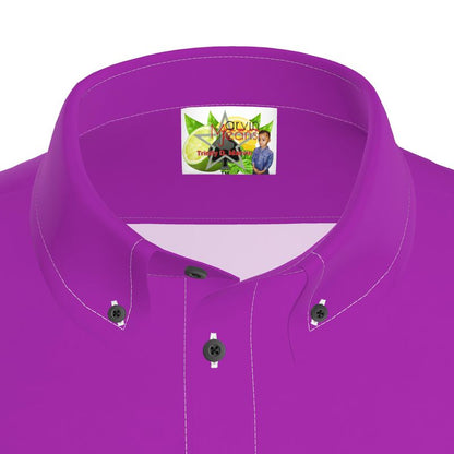 Purple Men's short sleeve shirt