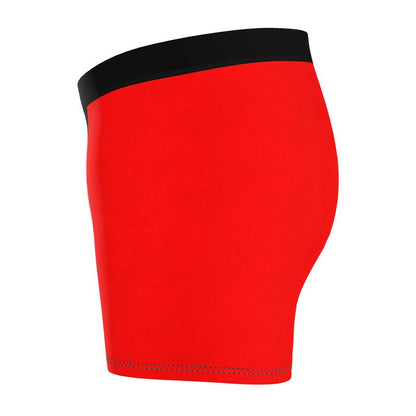 British Red & Black Cut &  Sew Boxer Briefs