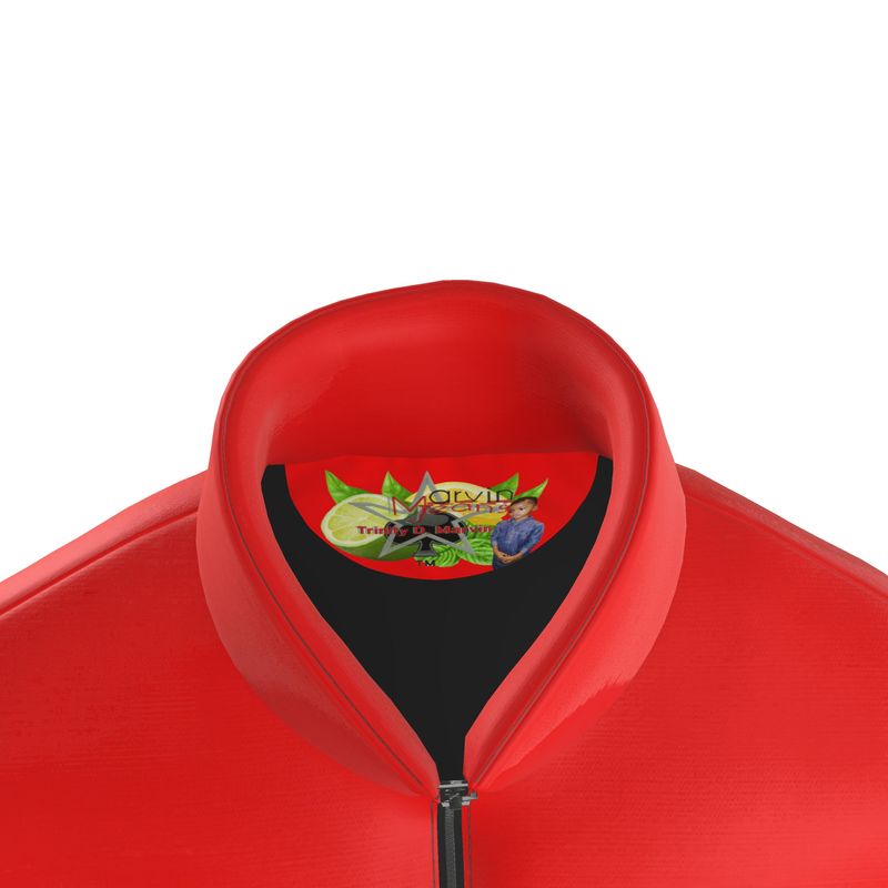 British Red (Black zip) Puffer Jacket
