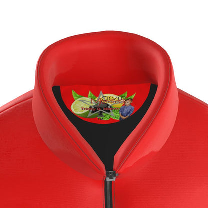British Red (Black zip) Puffer Jacket