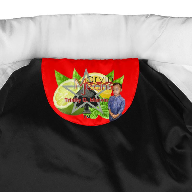 British Red (Black zip) Puffer Jacket