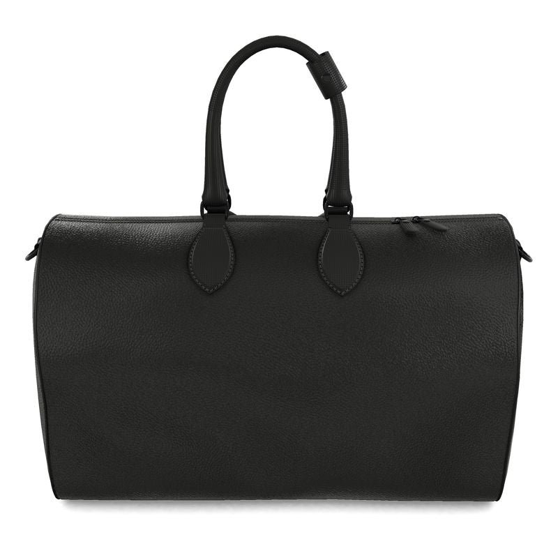 All Black Luxury Designer Duffle Bag