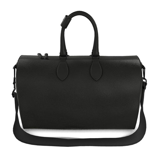 All Black Luxury Designer Duffle Bag