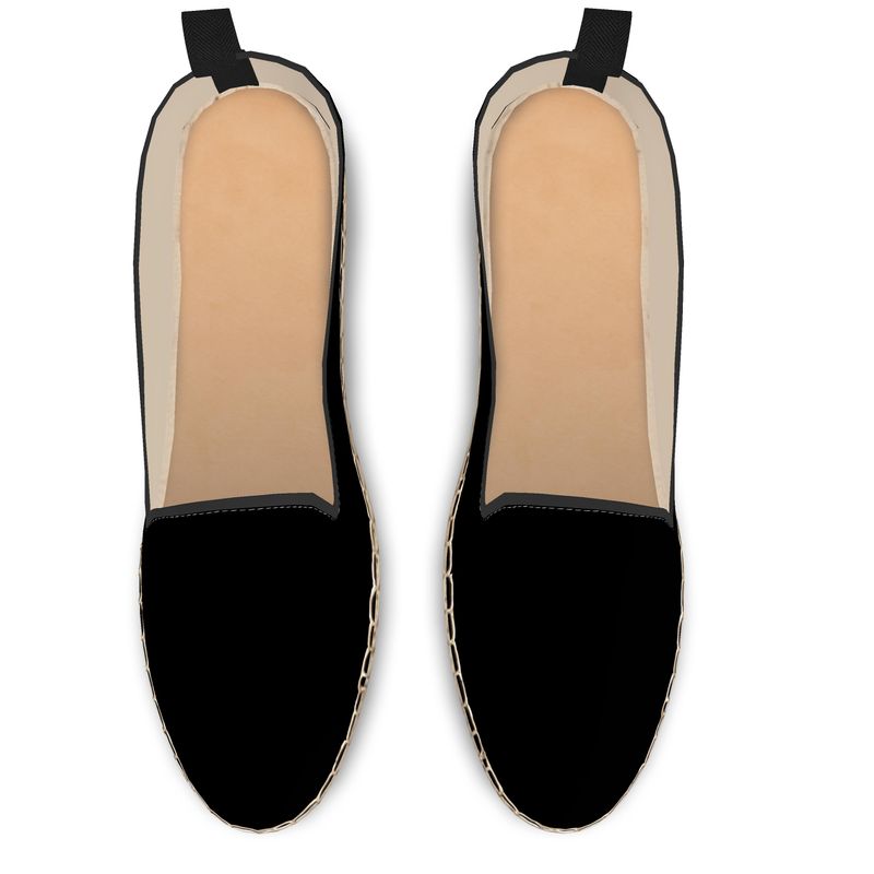 Black Loafer Espadrilles