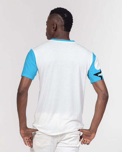 Woodgrain effect Men's All-Over Print Pocket Tee