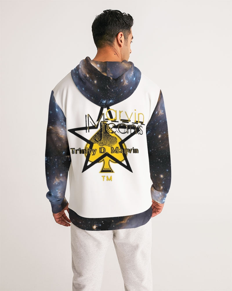 Black and yellow  Men's All-Over Print Hoodie